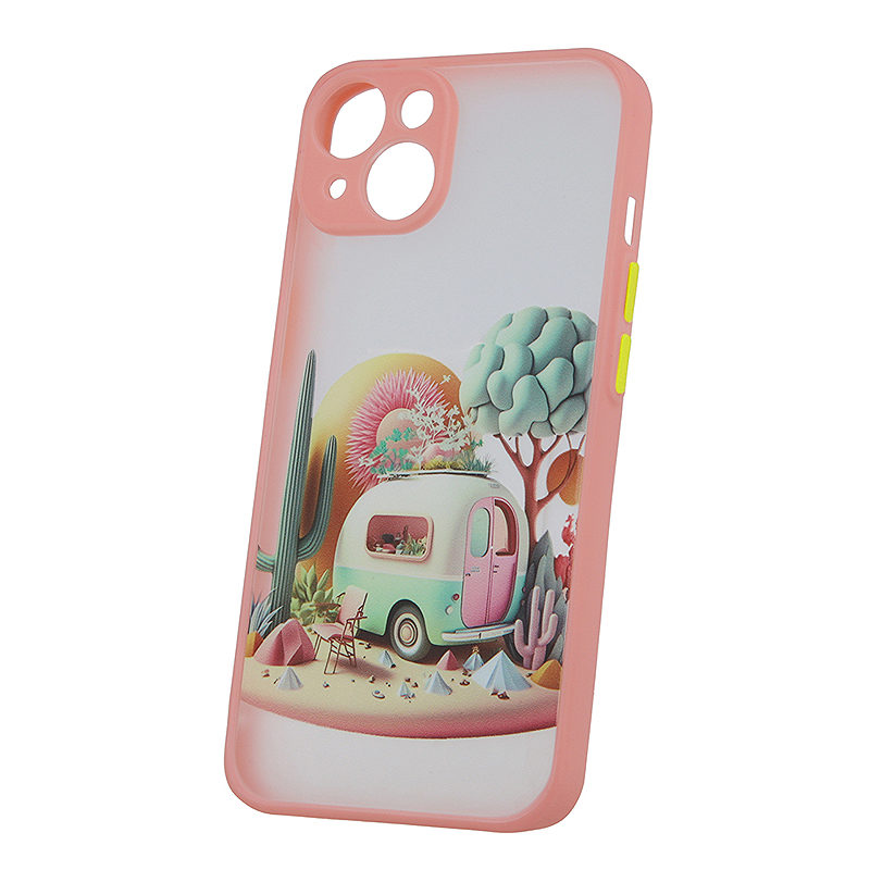 Ultra Trendy case for iPhone 14 6,1" Travel pink - Billede 2