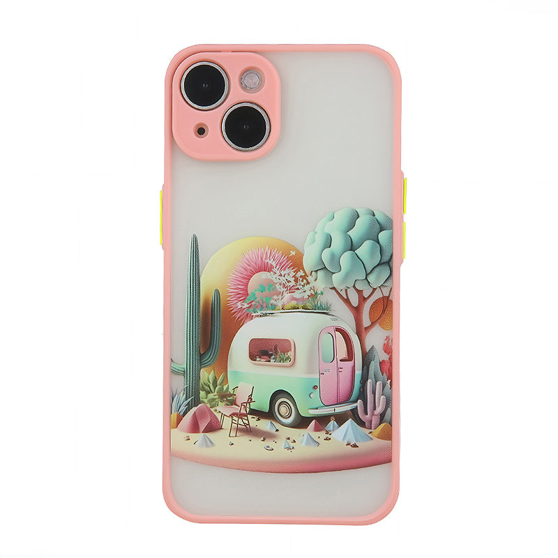 Ultra Trendy case for iPhone 14 6,1" Travel pink - Billede 4