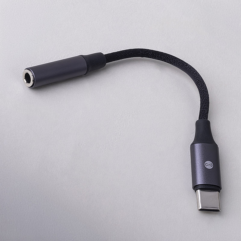 Forever adapter audio AJC-01 jack 3,5 mm - USB-C black - Billede 5