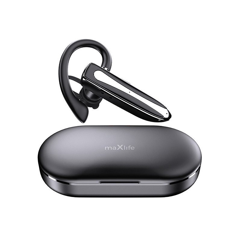 Maxlife wireless headset MXBH-01 with charging case black