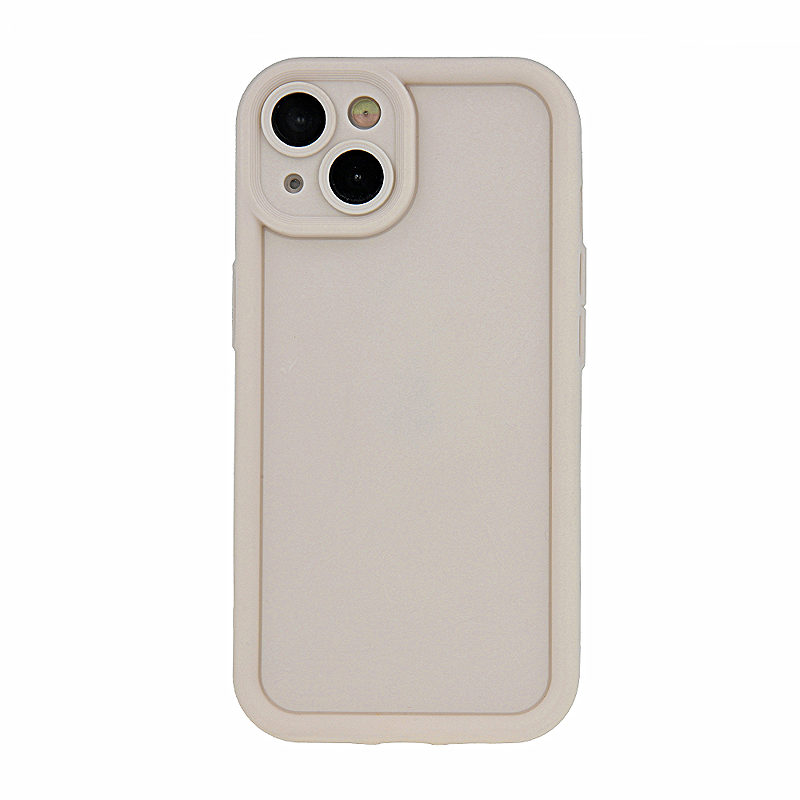 Rim TPU case for Samsung Galaxy S23 FE beige - Billede 4