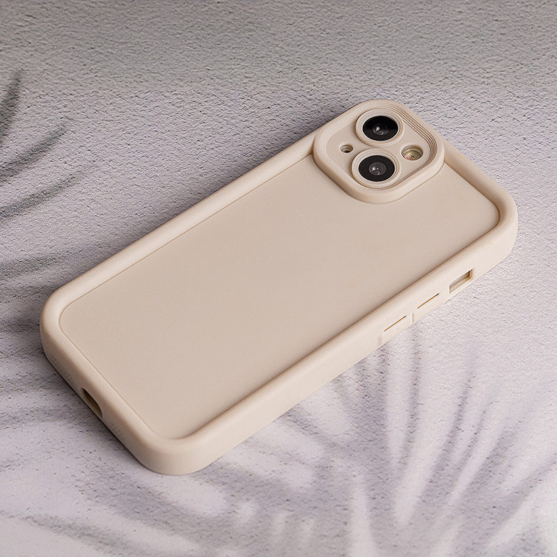 Rim TPU case for Samsung Galaxy S23 FE beige - Billede 5