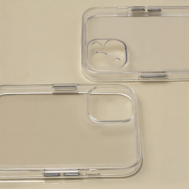 Hybrid Crystal case for iPhone 16 Pro Max 6,9" transparent big hole - Billede 5