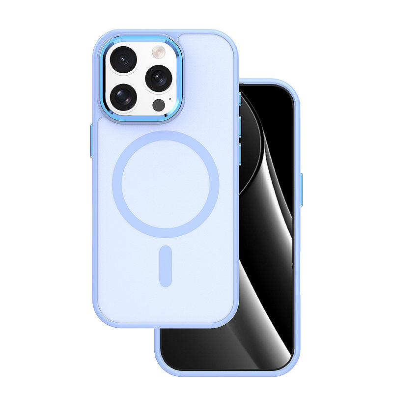 Frozen Mag case for iPhone 16 Pro 6,3" light blue