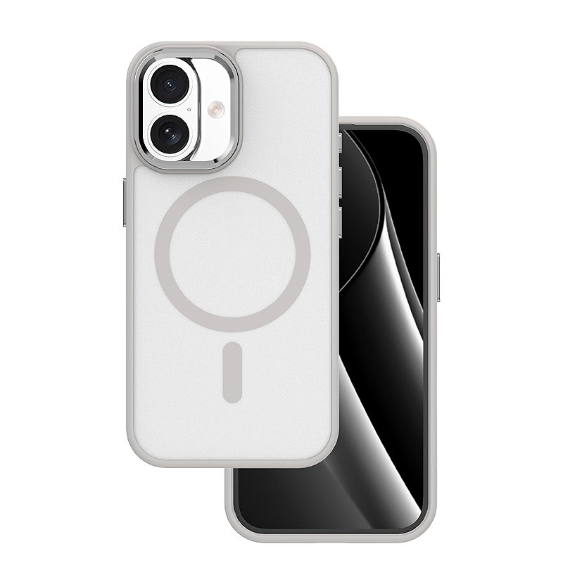 Frozen Mag case for iPhone 16 6,1" grey