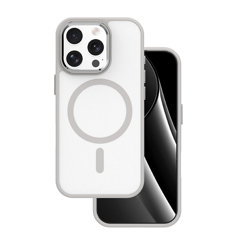 Frozen Mag case for iPhone 16 Pro 6,3" grey