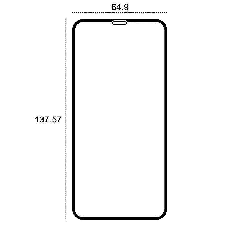 Etteri tempered glass 9D for iPhone X/XS/11 Pro - Billede 2