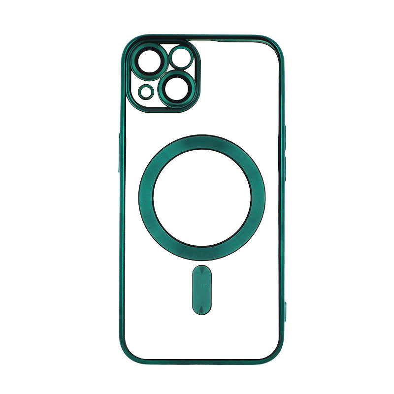 Color Chrome Mag case for iPhone 16e / 17e green