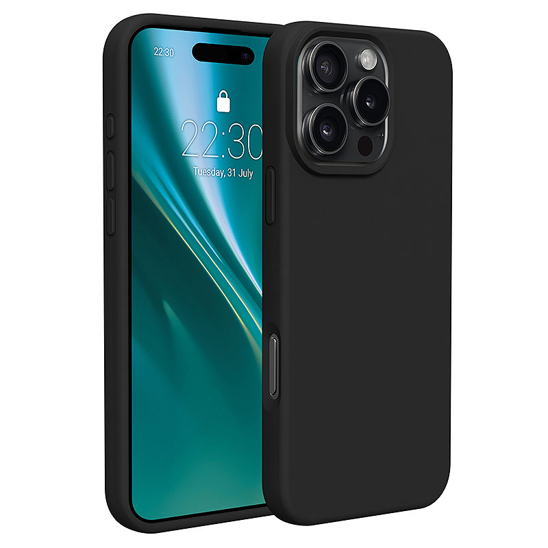 Etteri Silicone case for iPhone 16 Pro Max 6,9" black