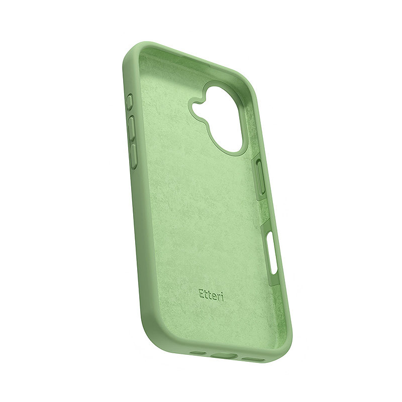 Etteri Silicone case for iPhone 16 6,1" light green - Billede 4