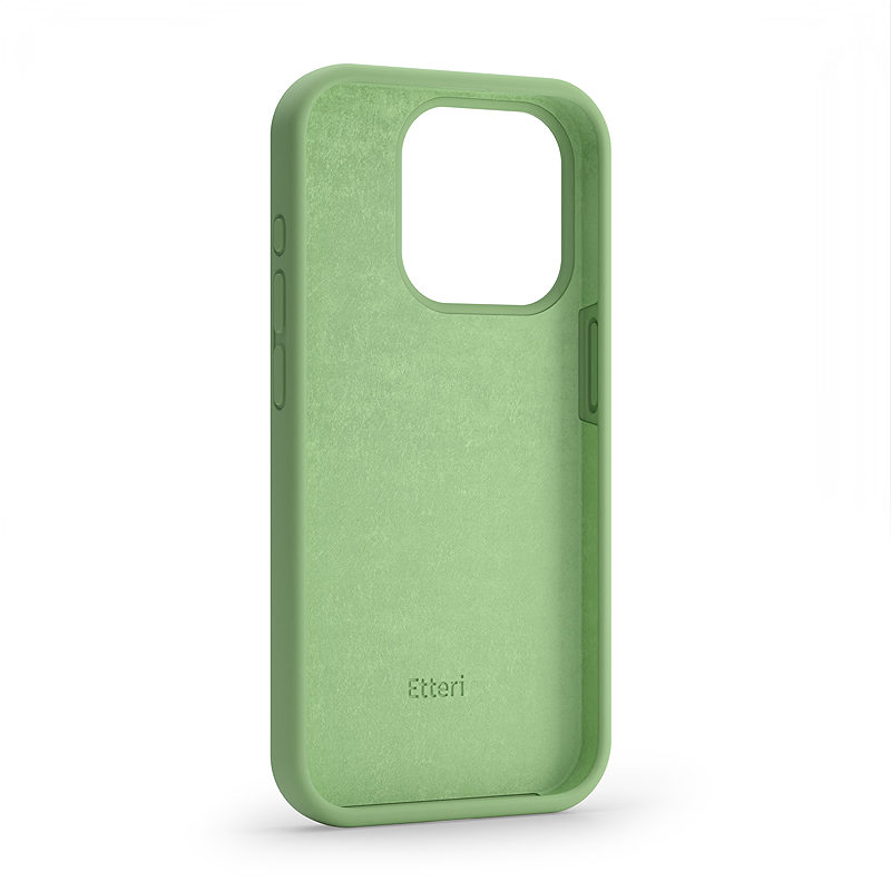 Etteri Silicone case for iPhone 16 Pro 6,3" light green - Billede 3