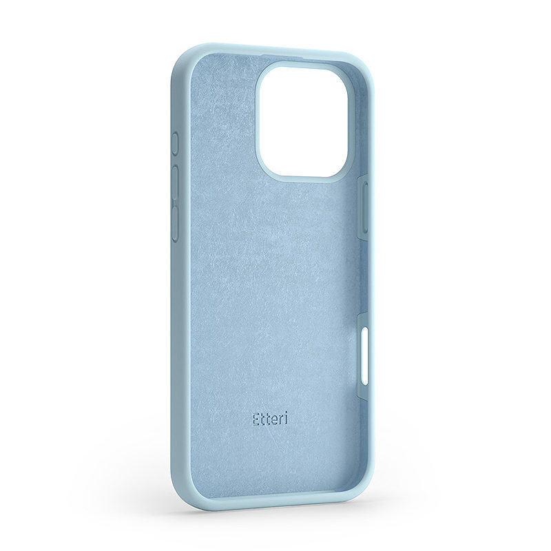 Etteri Silicone case for iPhone 16 Pro Max 6,9" light blue - Billede 2