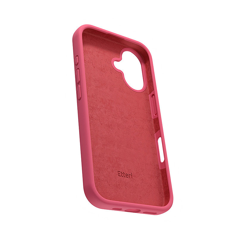 Etteri Silicone case for iPhone 16 6,1" raspberry - Billede 4