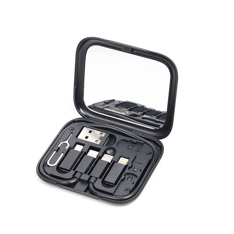 Setty travel adapter set 11 in 1 AD-S11-01 black