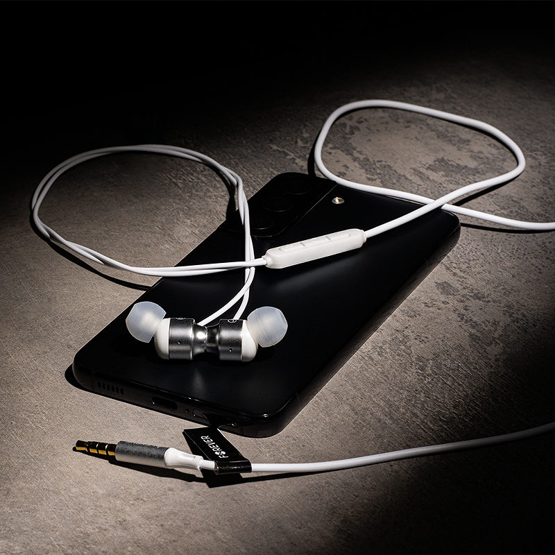 Forever wired earphones EP-01 jack 3,5mm white - Billede 5