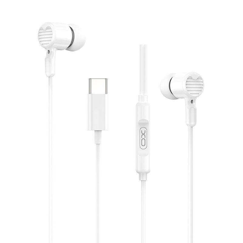 XO wired earphones EP81 USB-C white
