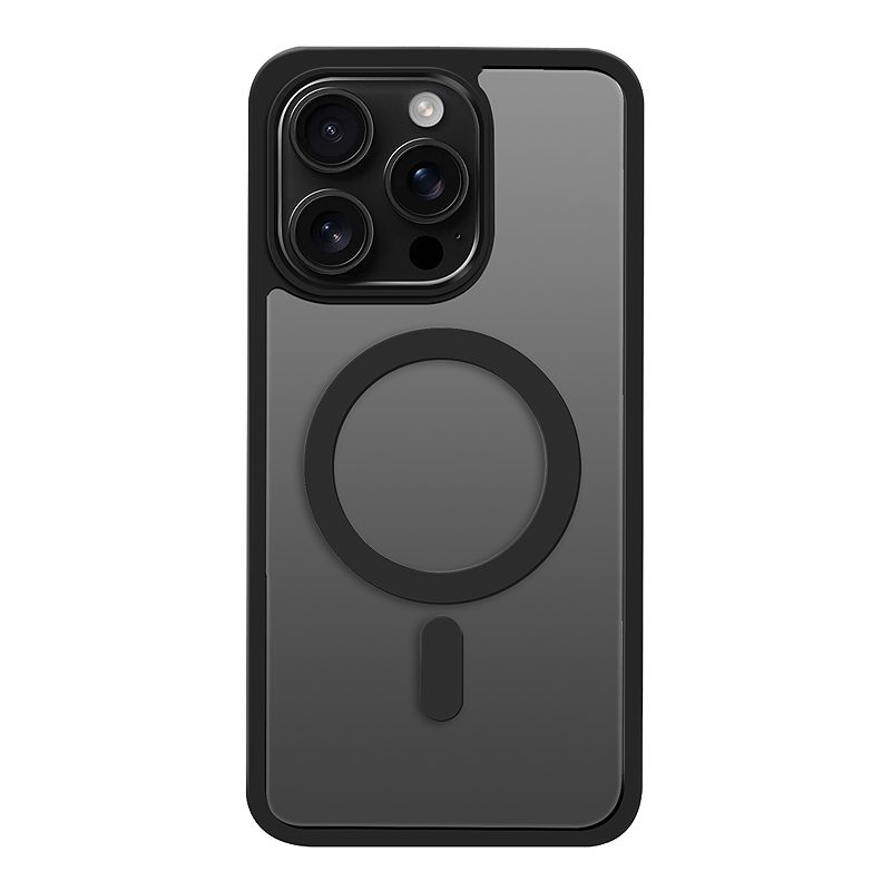 Satin Matt Mag iPhone 16 Plus cace black