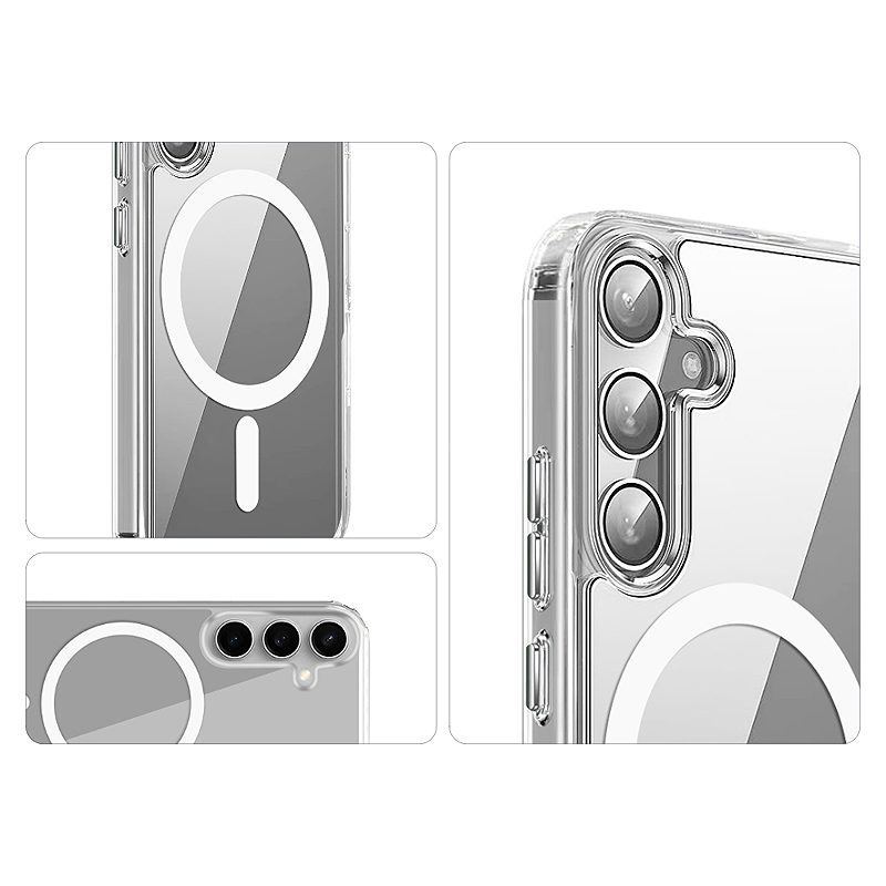 Clear Guard Mag Samsung Galaxy A14 4G / A14 5G cover transparent - Billede 3