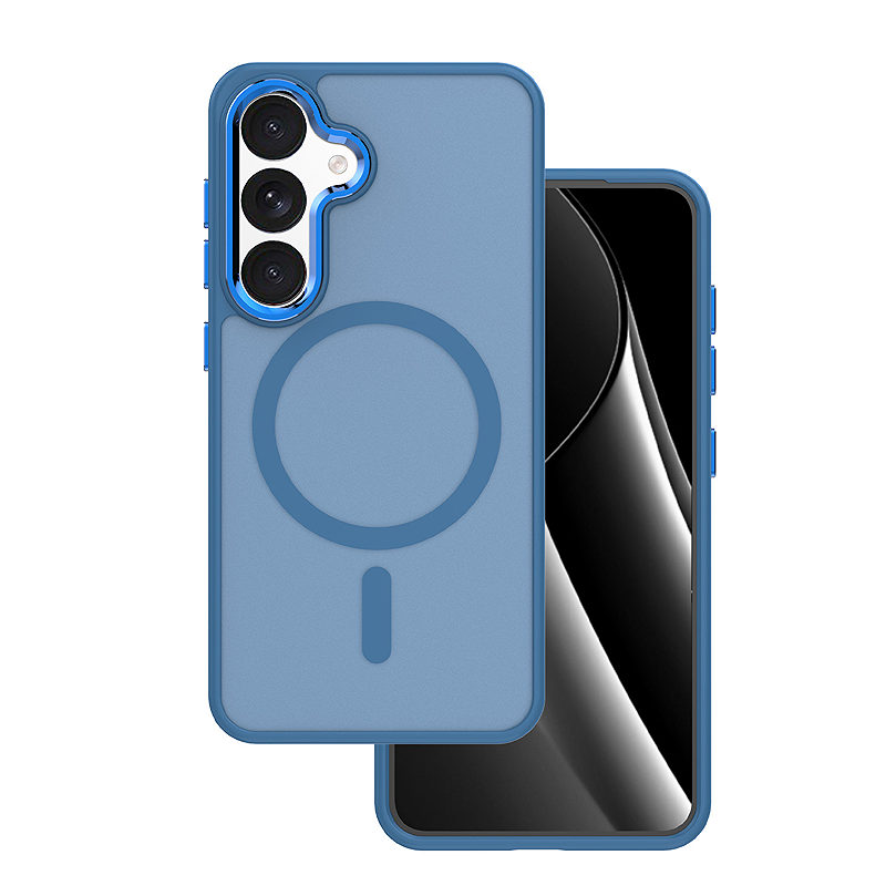 Frozen Mag case for Samsung Galaxy S24 FE navy blue