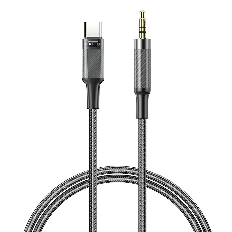 XO cable audio NB-R279B USB-C - jack 3,5mm 1,0m black