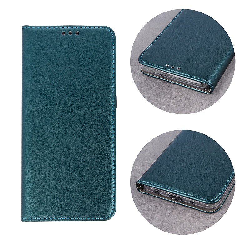 Smart Magnetic case for Xiaomi Redmi 14C 4G/ 14C 5G / Redmi A4 / POCO C75 dark green - Billede 3