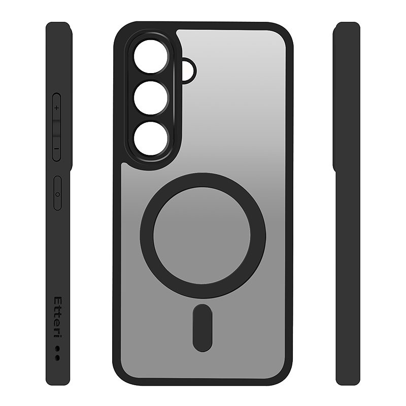 Etteri Matt Mag case for Samsung Galaxy A55 5G black - Billede 3
