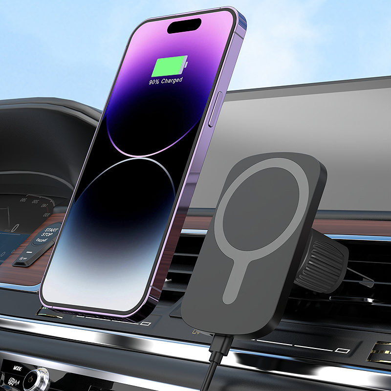 Setty car holder MS with inductive charging IUM1-01 black - Billede 2