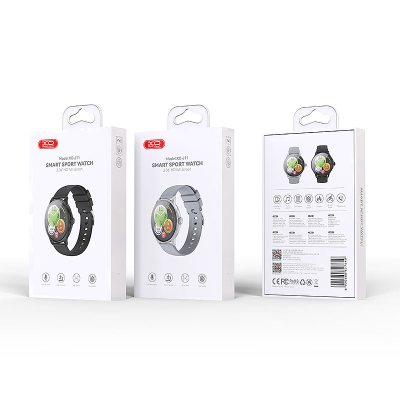 XO smartwatch J11 Amoled black - Billede 3