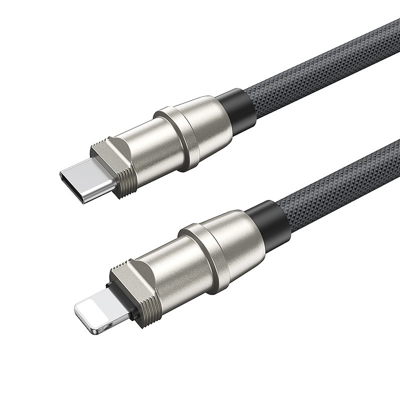BWOO Lanyard Cable USB-C - Lightning 1.2m 27W with strap