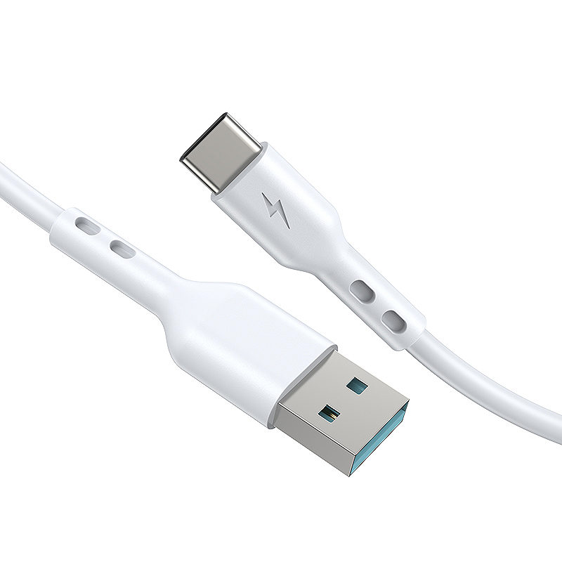 BWOO Cable USB - USB-C 2m 3A white - Billede 2