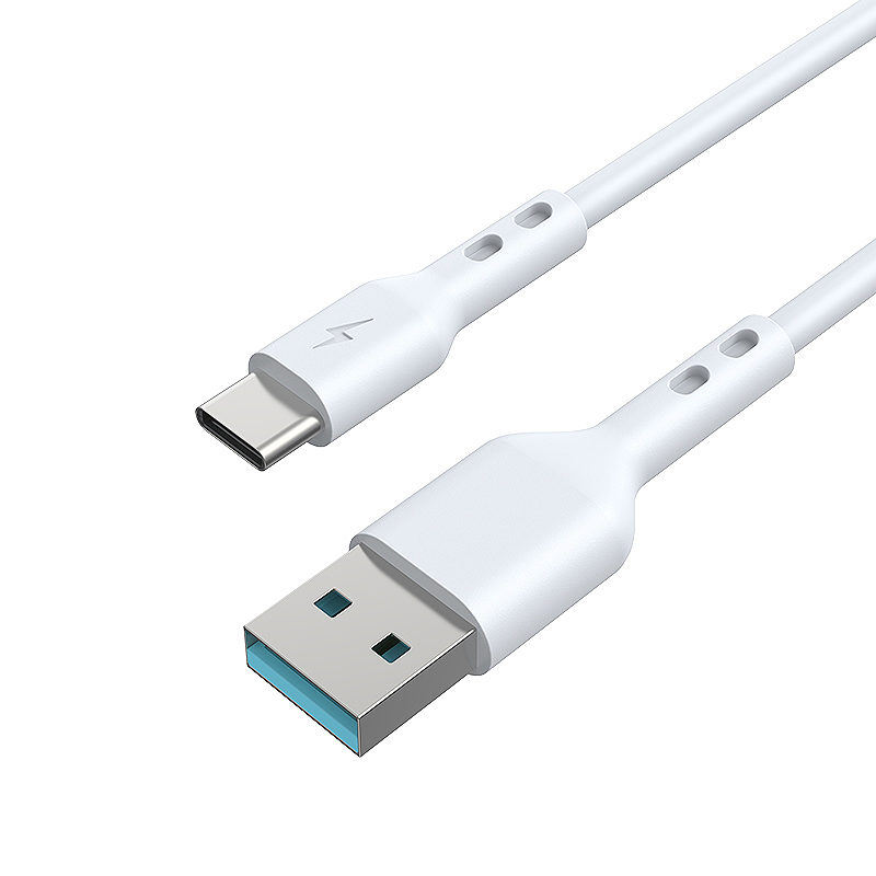 BWOO Cable USB - USB-C 2m 3A white - Billede 3