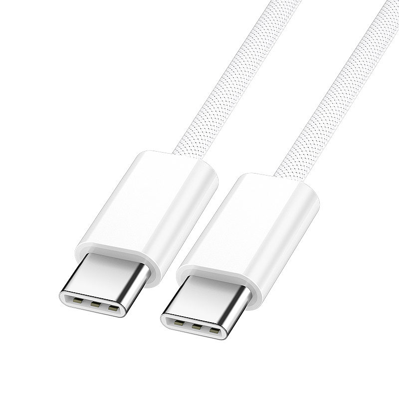 BWOO Cable USB-C - USB-C 2m 60W white - Billede 2