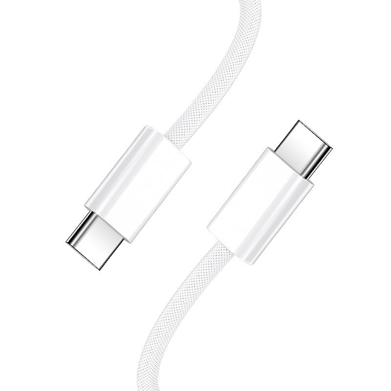 BWOO Cable USB-C - USB-C 2m 60W white - Billede 3