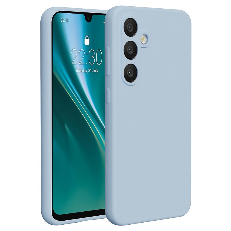 Etteri Silicone case for Samsung Galaxy A36 5G light blue