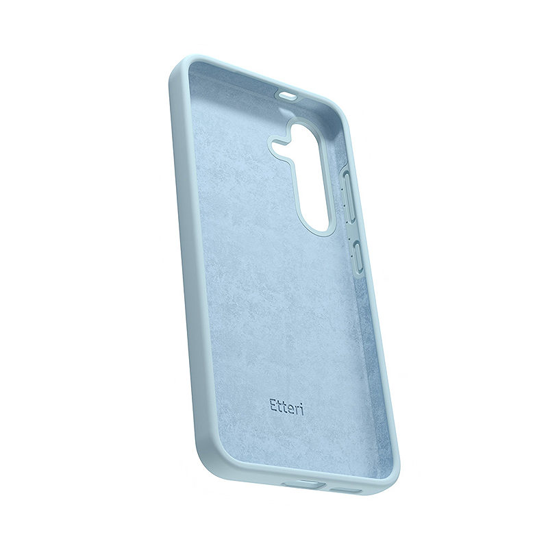 Etteri Silicone case for Samsung Galaxy S25 light blue - Billede 4