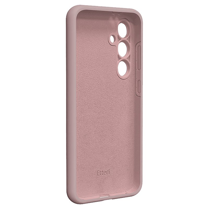 Etteri Silicone case for Samsung Galaxy S24 FE light pink - Billede 2