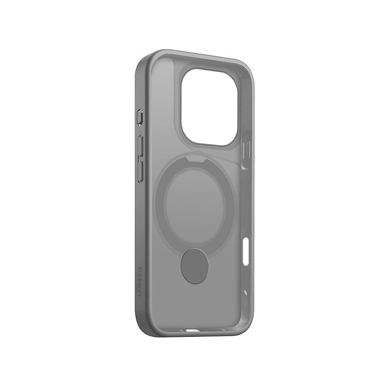 Etteri Matt Mag Ring case for iPhone 16 Pro 6,3" grey - Billede 3