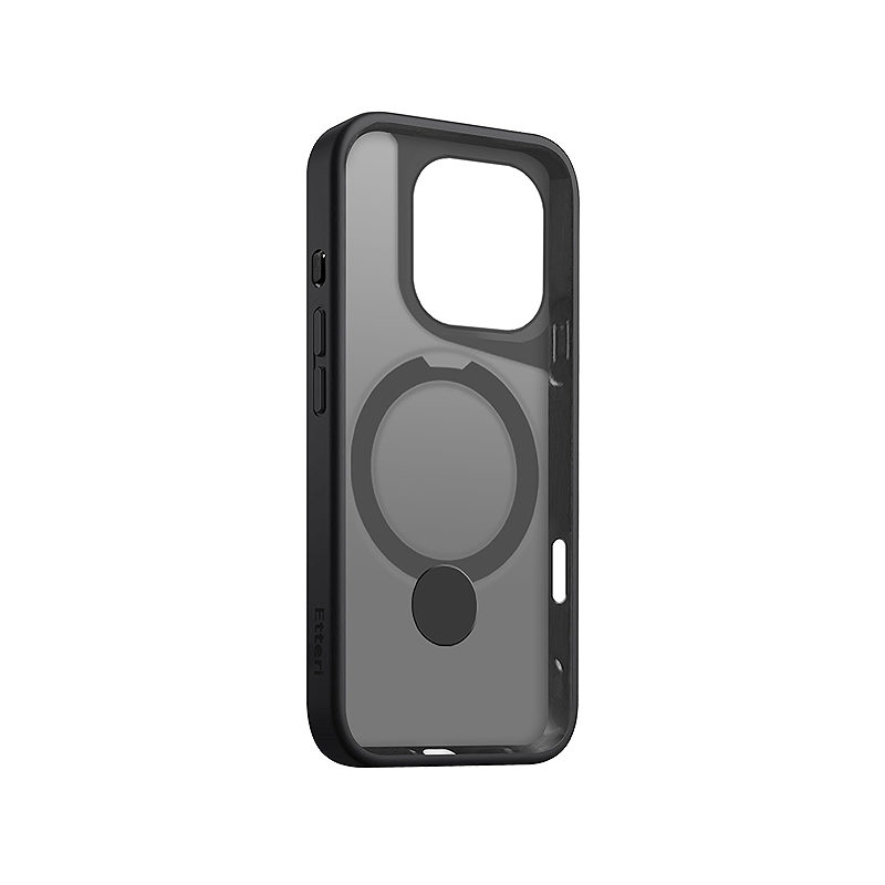 Etteri Matt Mag Ring case for iPhone 16 Pro 6,3" black - Billede 3