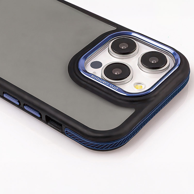 Crystal Black case for Samsung Galaxy S25 Plus blue - Billede 4