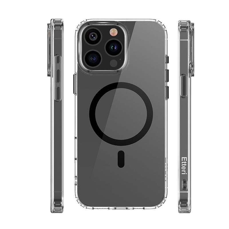 Etteri Color Mag case for iPhone 13 Pro 6,1" black - Billede 4