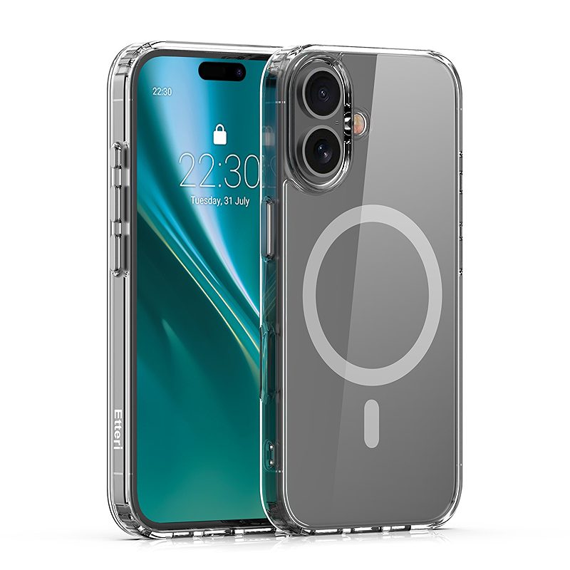 Etteri Color Mag case for iPhone 16 Plus 6,7" grey