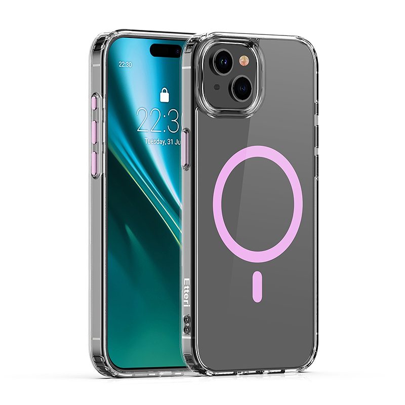 Etteri Color Mag case for iPhone 13 6,1" pink