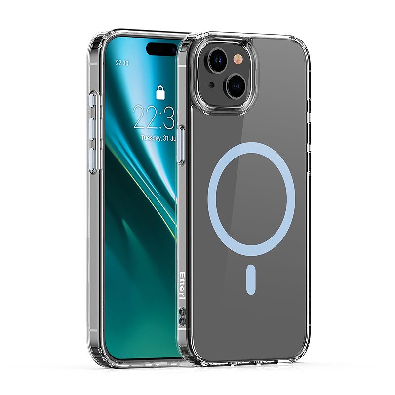 Etteri Color Mag case for iPhone 14 6,1" light blue