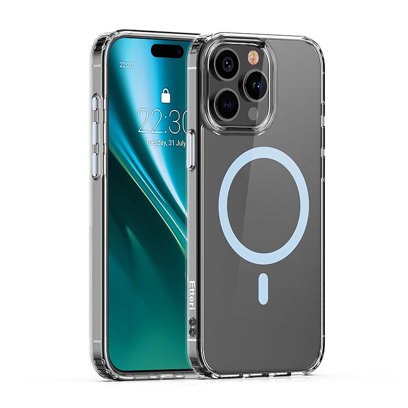 Etteri Color Mag case for iPhone 15 Pro Max 6,7" light blue