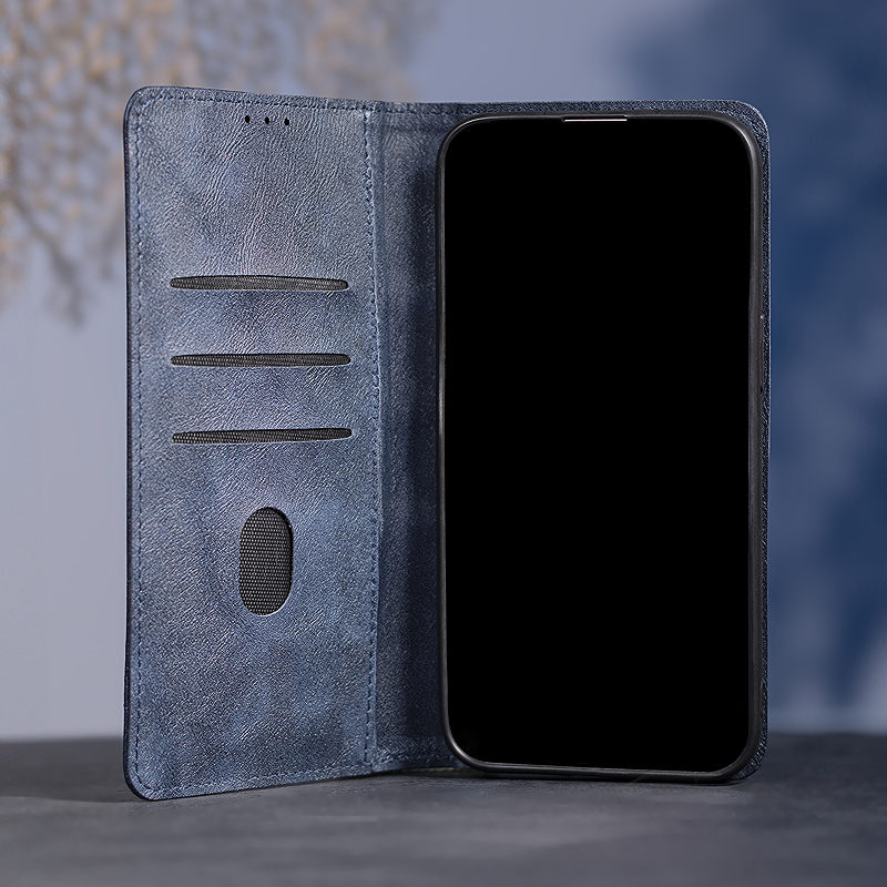 Smart Seam case for Samsung Galaxy A12 / M12 navy blue - Billede 5