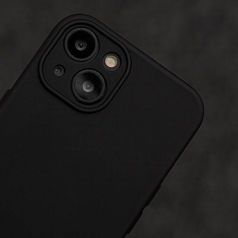 Silicon Box case for iPhone 16 6,1" black - Billede 5