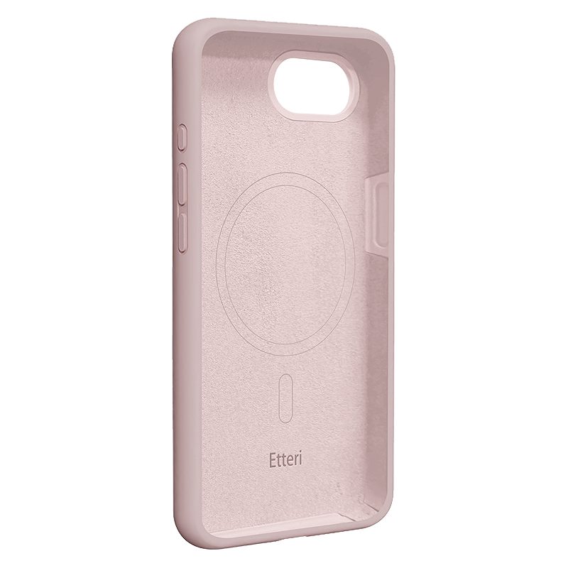 Etteri Silicone Mag case for iPhone 16e / 17e light pink - Billede 2