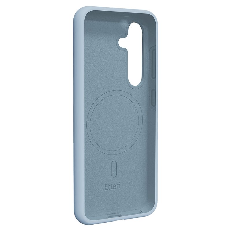 Etteri Silicone Mag case for Samsung Galaxy S25 light blue - Billede 2