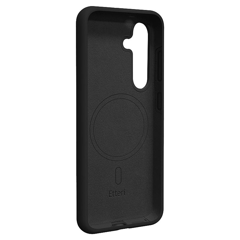 Etteri Silicone Mag case for Samsung Galaxy S25 Plus black - Billede 2