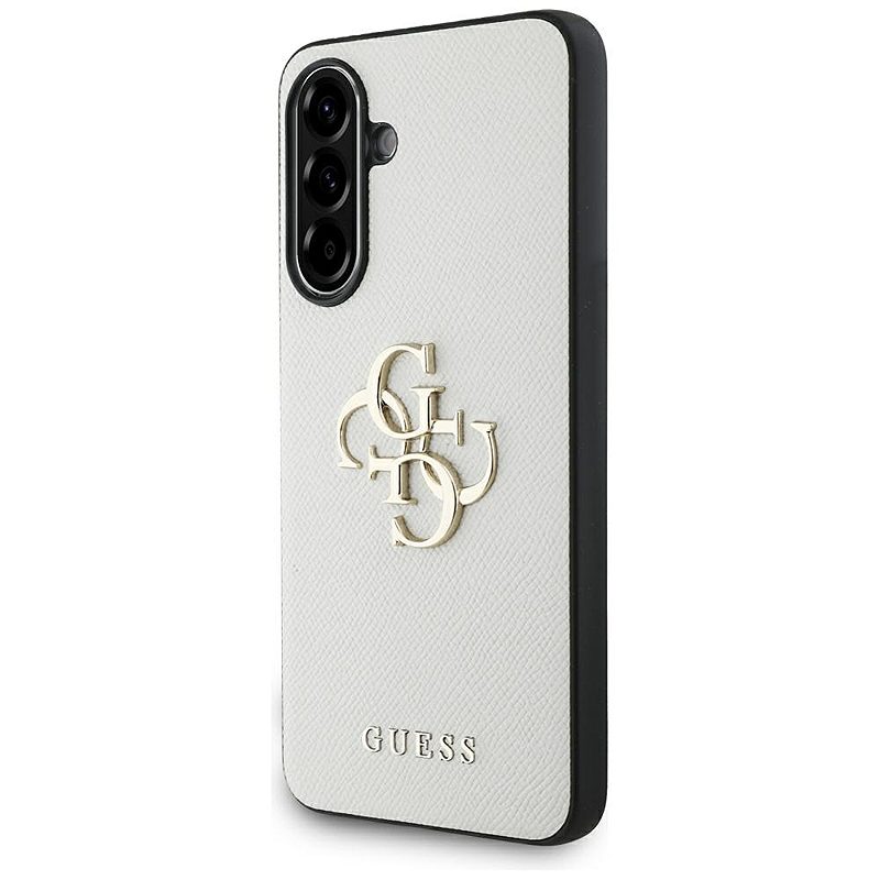 Guess HC PU Grained Big 4G and Classic Logo case for Samsung Galaxy A56 Beige